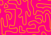 Load image into Gallery viewer, Pink and Orange Twist Cotton Sateen