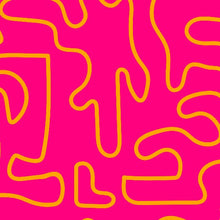 Load image into Gallery viewer, Pink and Orange Twist Fabric