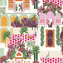 Load image into Gallery viewer, Pink Palm Palace Fabric