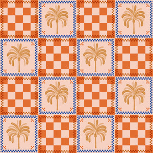 Sunset Palms (Summer) Fabric