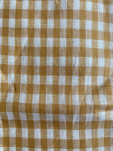 Load image into Gallery viewer, Mustard Gingham Kellyville Frill Skirt