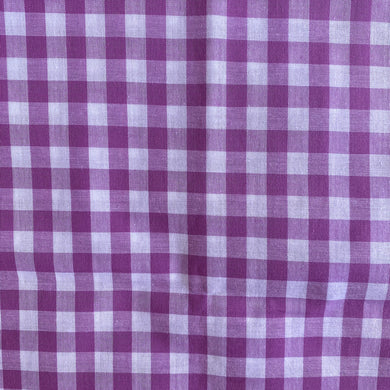 Orchid Gingham print
